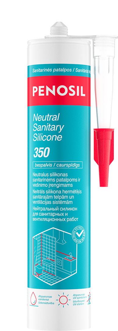 Penosil Neutral Sanitary Silicone 350 neutralus silikonas