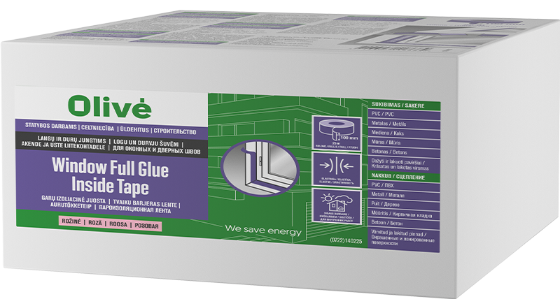 Window Connection Glue Olive Window Full Glue Inside Tape vidinė juosta - Wolf Group Lithuania