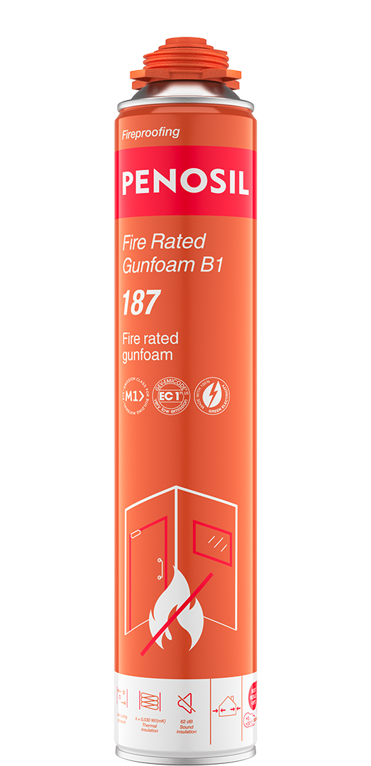 Fire-rated gun foam