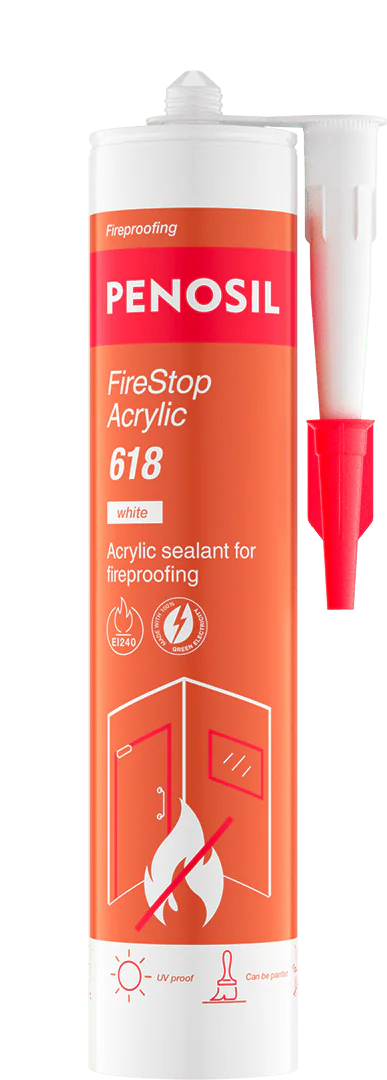 Acrylic sealant for fireproofing