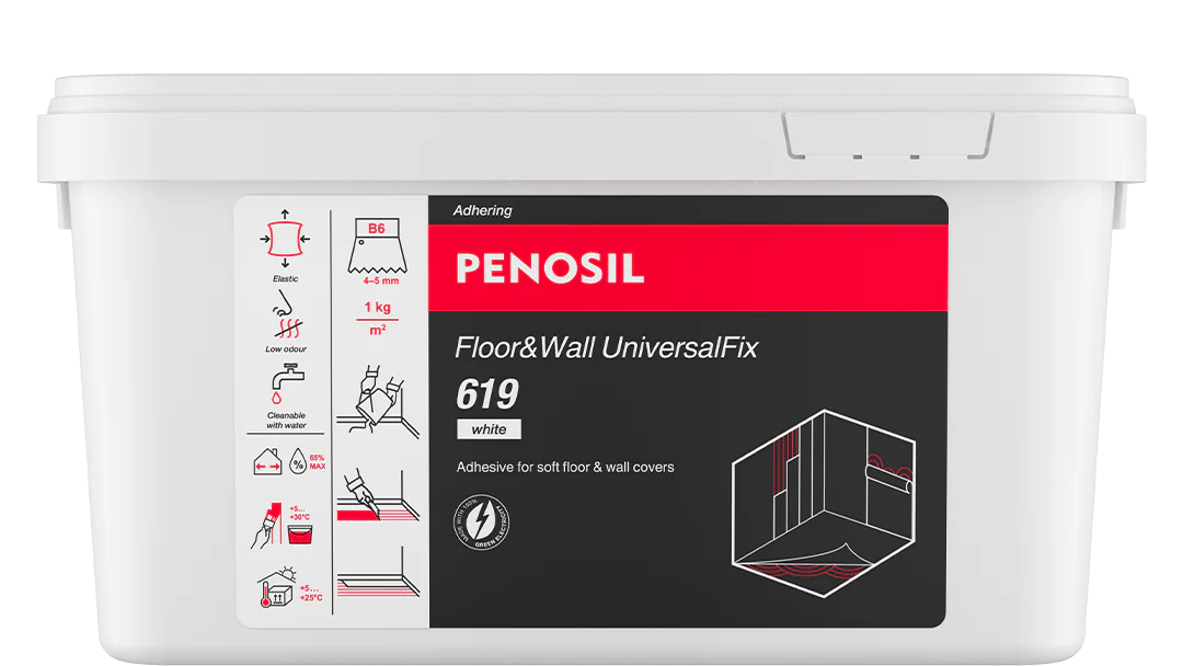 Acrylic adhesive for floor coverings